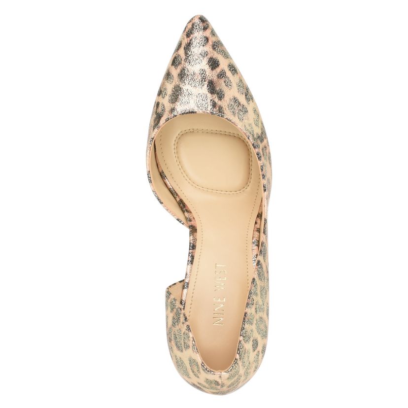 Nine West Evrytim Pump | Women's | Gold Metallic | Size 5 | Pumps