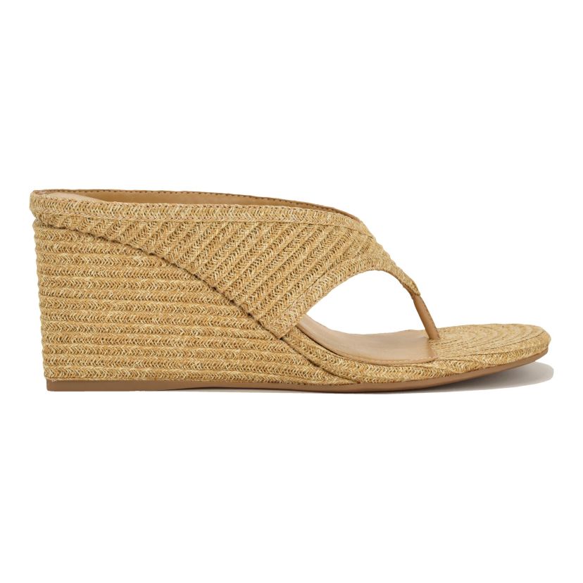 Nine West Jadde Round Toe Slip-on Dress Wedge Sandals | Belk