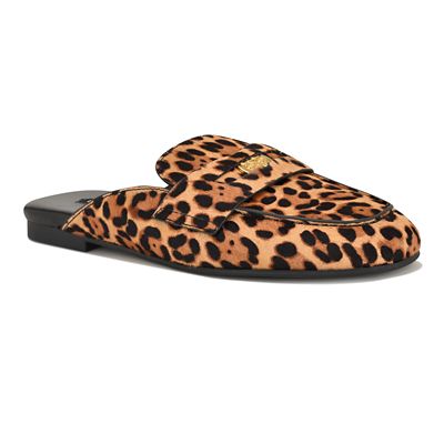 Nine West Women's Evans Slip-on Flat Casual Penny Loafer Mules