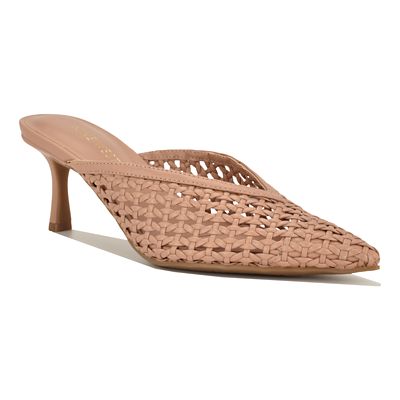 Nine West Women's Amelli Pointy Toe Slip-on Mule Dress Pumps, 9.5M
