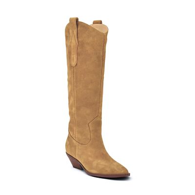Nine West Women's Asken Block Heel Western Dress Boots, 11M