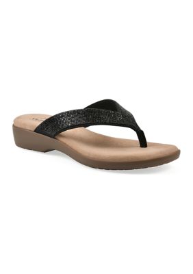 Cliffs by White Mountain Women's Becharm Thong Sandals, 7M