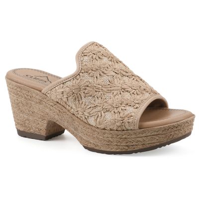 Cliffs by White Mountain Women's Bizzie Wedge Sandal, 10M