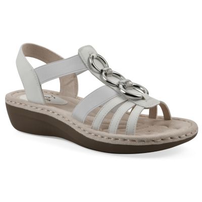 Cliffs by White Mountain Women's Caselyn Wedge Sandal, 8M