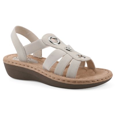 Cliffs by White Mountain Women's Casimir Mini Wedge Sandal, 10M