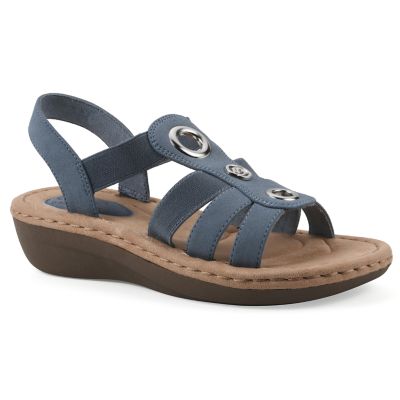 Cliffs by White Mountain Women's Casimir Mini Wedge Sandal, 8M