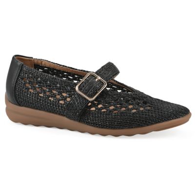 Cliffs by White Mountain Women's Cordette Mary-Jane Flat, Black, 11M