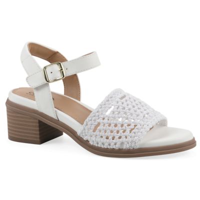 Cliffs by White Mountain Women's Cortland Block Heel Sandal, 7.5M