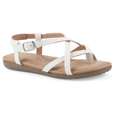 Cliffs by White Mountain Women's Frania Strappy Flat Sandal, 7M