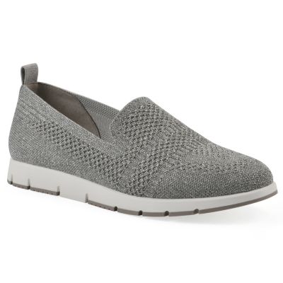 Cliffs by White Mountain Women's Garren Slip-on Shoe, Grey, 9.5M
