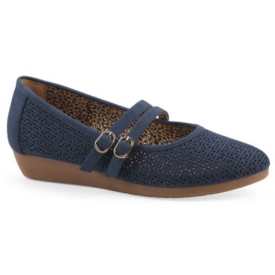 Cliffs by White Mountain Women's Rivian Mary-jane, Blue, 11M