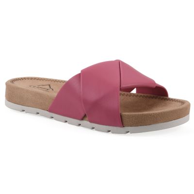 Cliffs by White Mountain Women's Tincie Slide Sandal, Pink, 10M