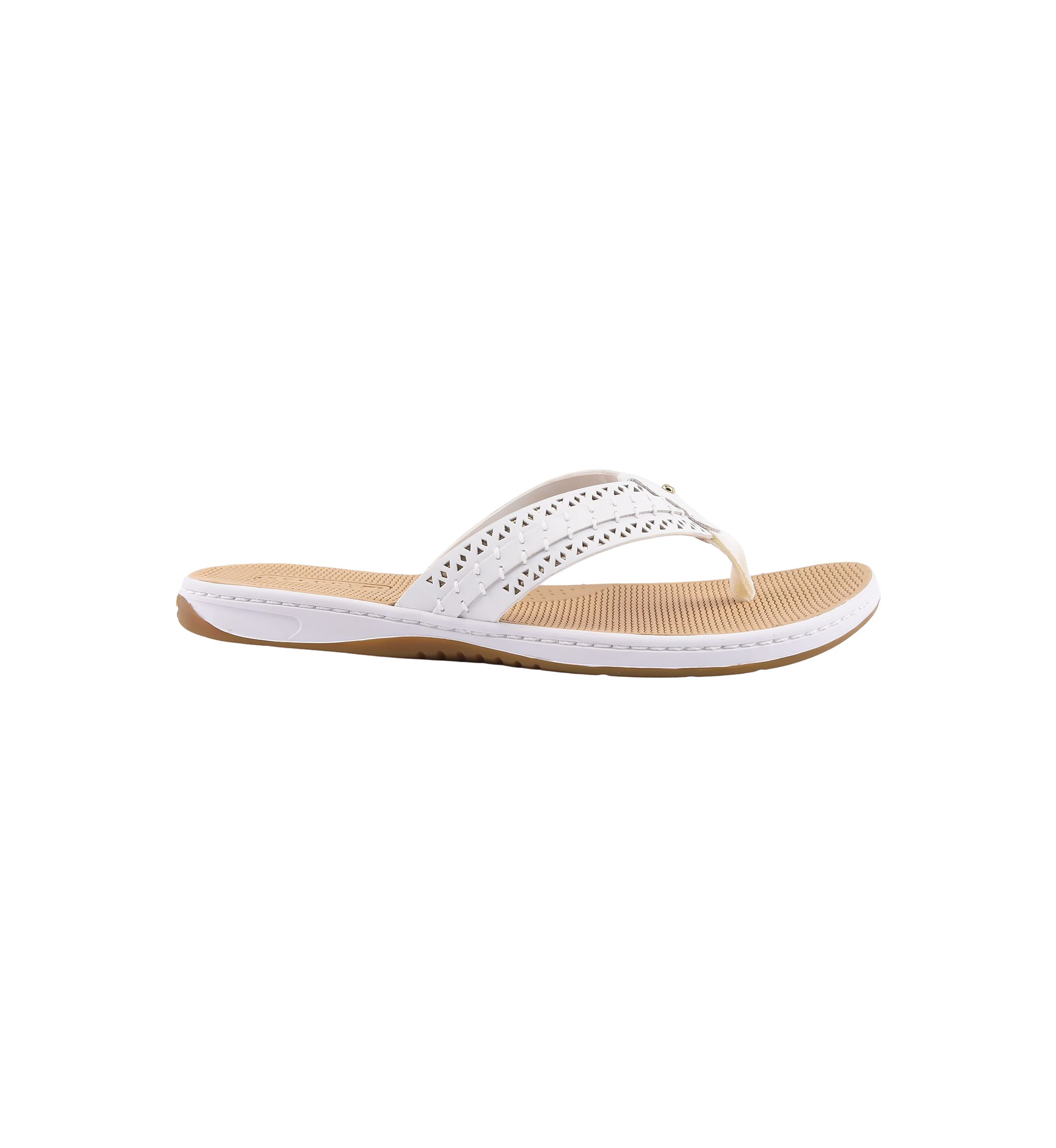Seafish 3 Perforated Flip Flop Thong Sandals