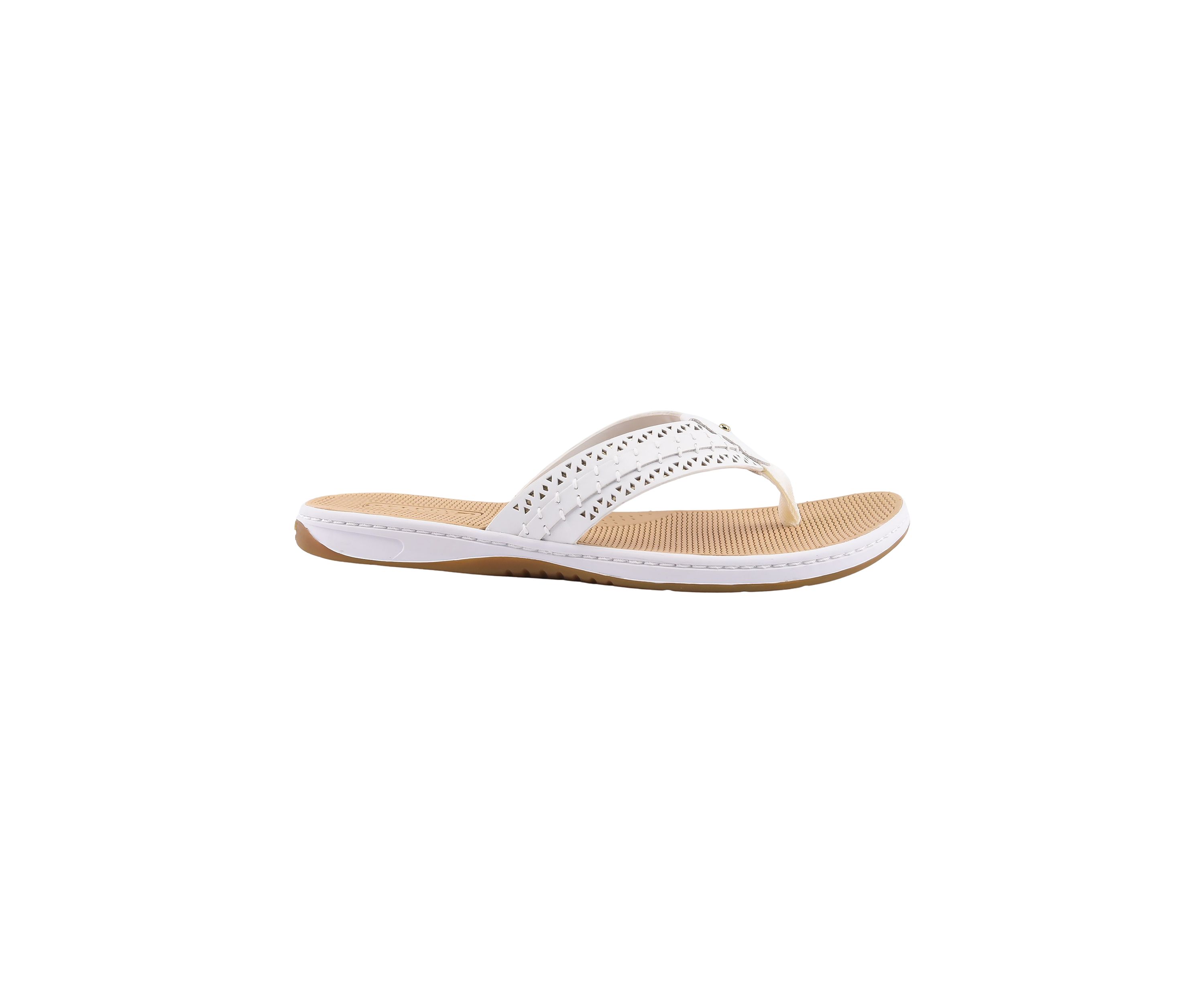 Seafish 3 Perforated Flip Flop Thong Sandals