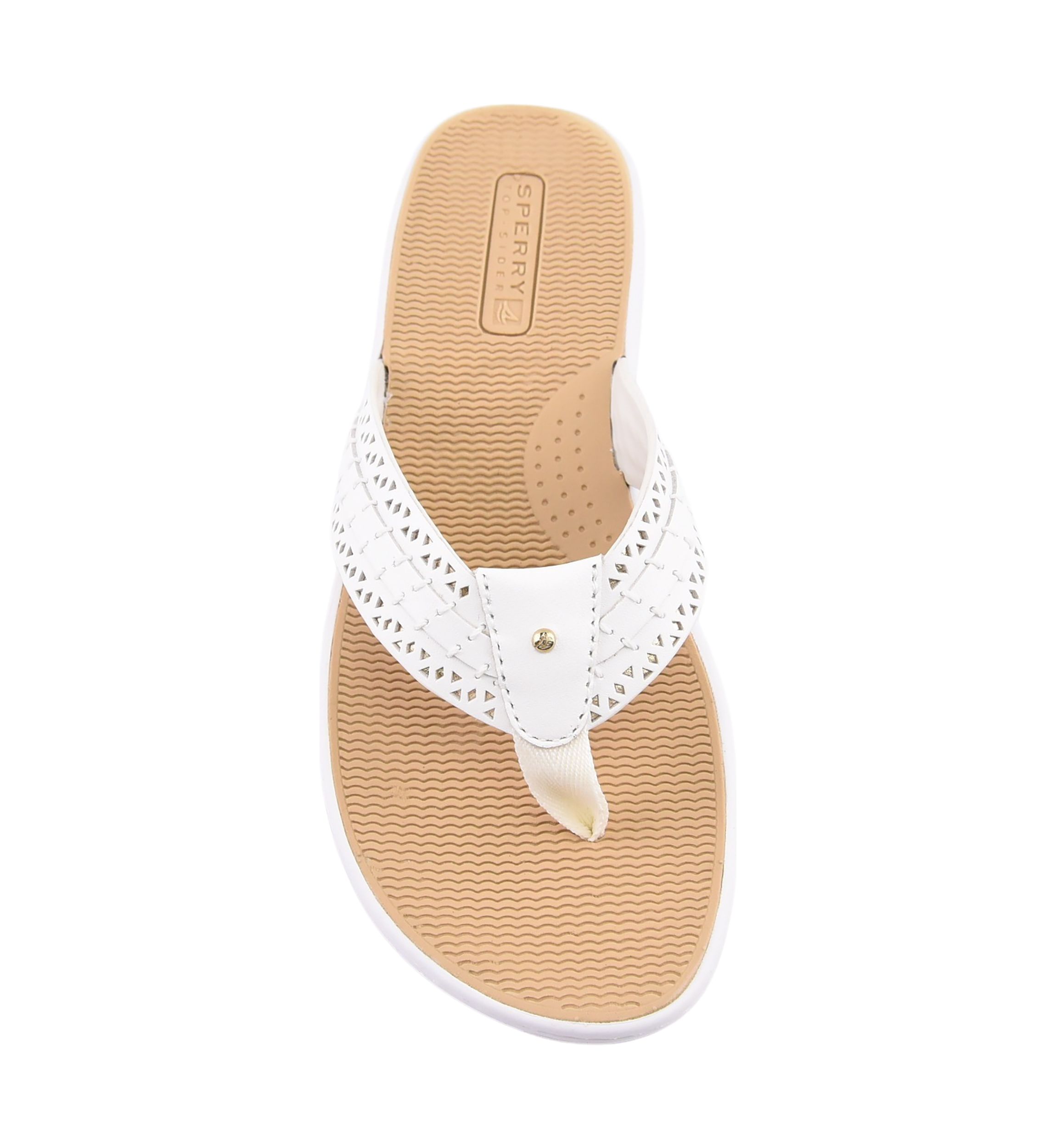Seafish 3 Perforated Flip Flop Thong Sandals