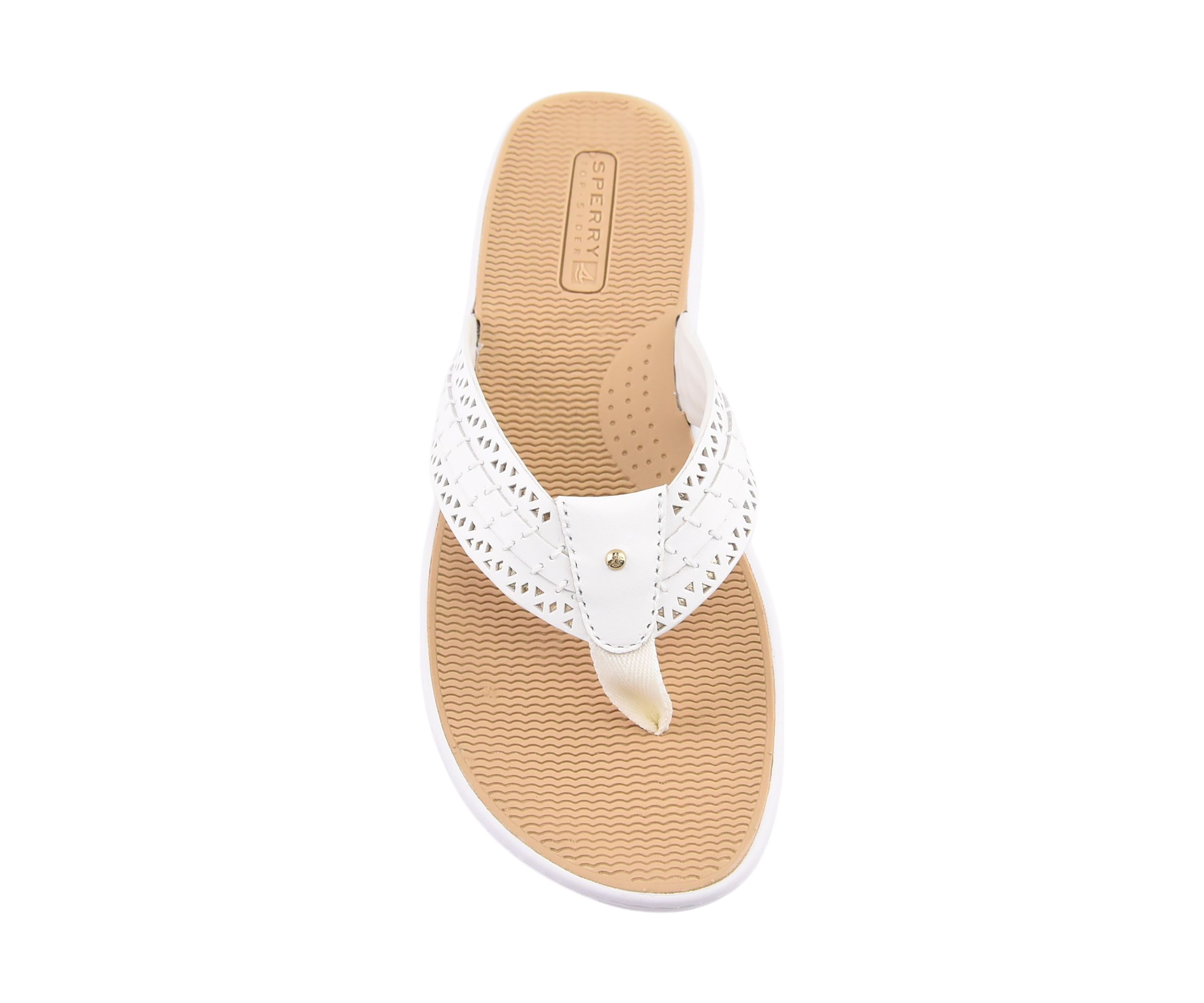 Seafish 3 Perforated Flip Flop Thong Sandals