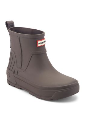 Hunter Women's Wales Rain Boots, Dark Brown, 7M
