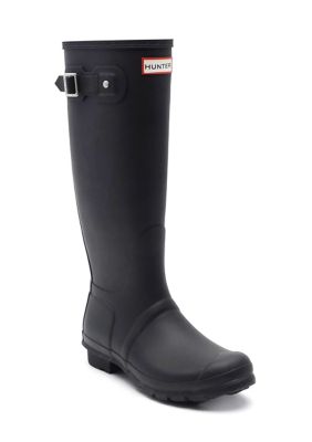 Hunter Women's Original Tall Rain Boots, Black, 11M