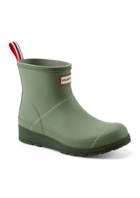 Hunter Women's PLAYâ¢ Short Rain Boots, Green, 11M