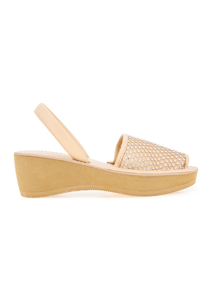 Fine Glass Mesh Sandals