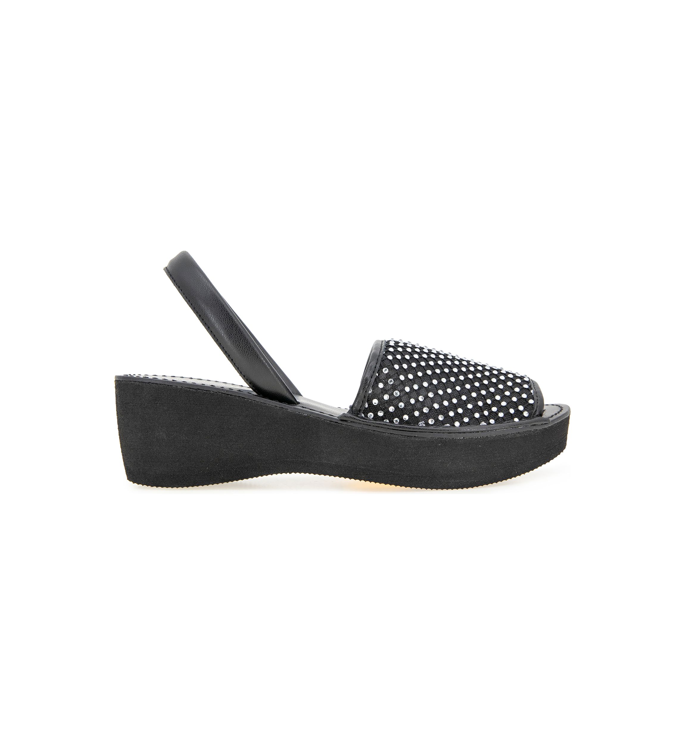 Fine Glass Mesh Sandals