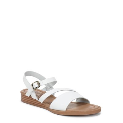 Blowfish Malibu Women's Arrow Strappy Sandal, White, 9M