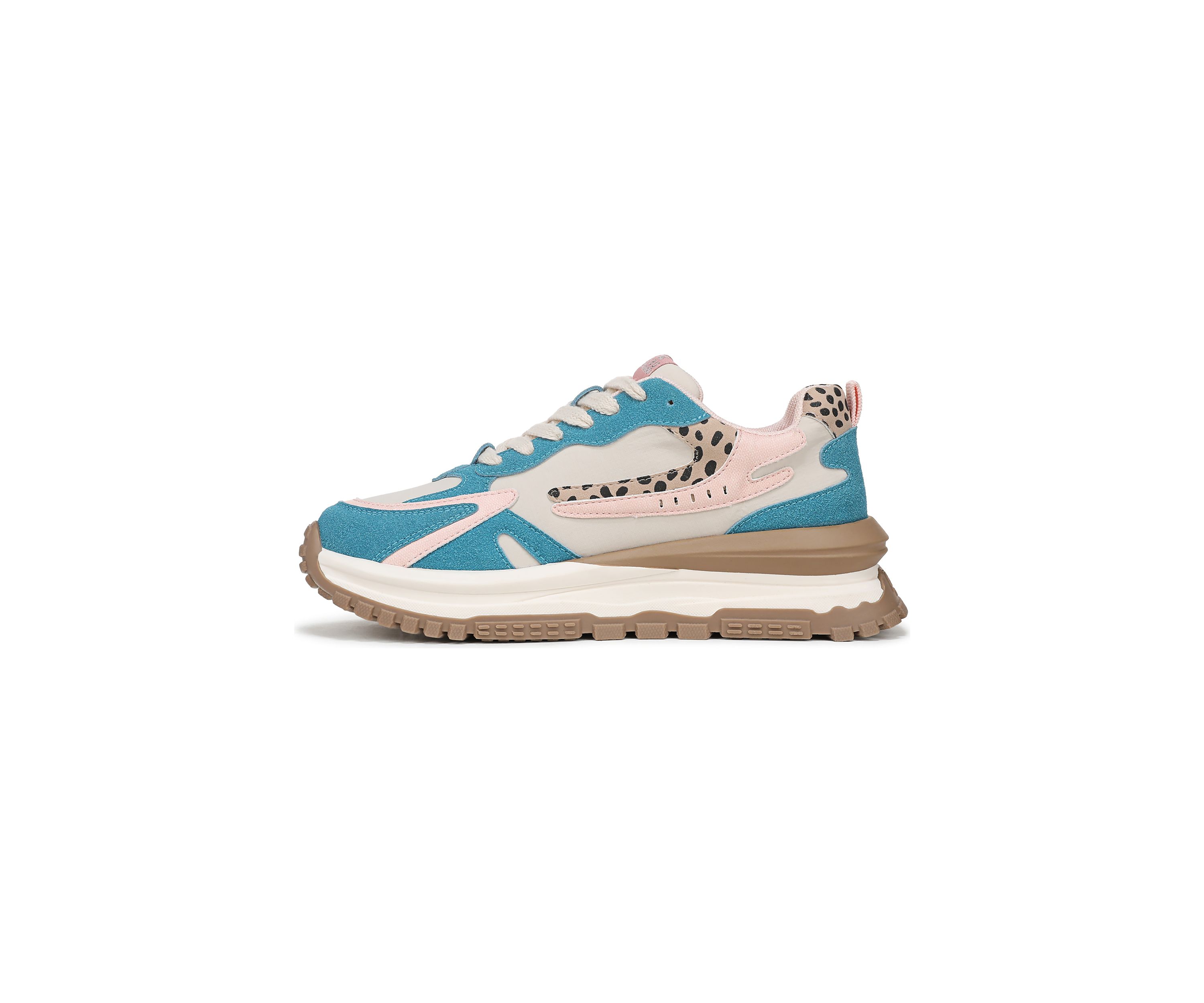 Lace Up Multicolor Sneakers