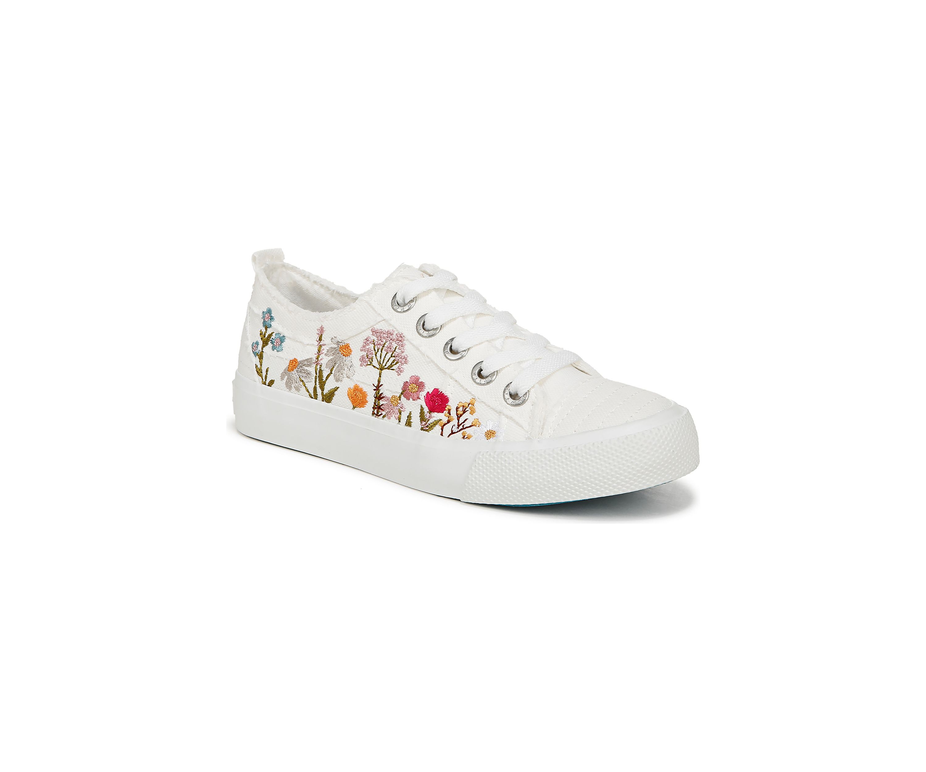 Lace Up Embroidered Sneakers