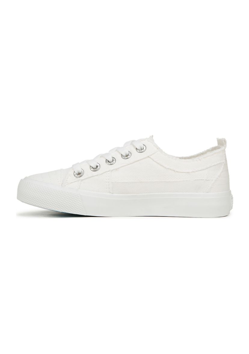 Lace Up Embroidered Sneakers