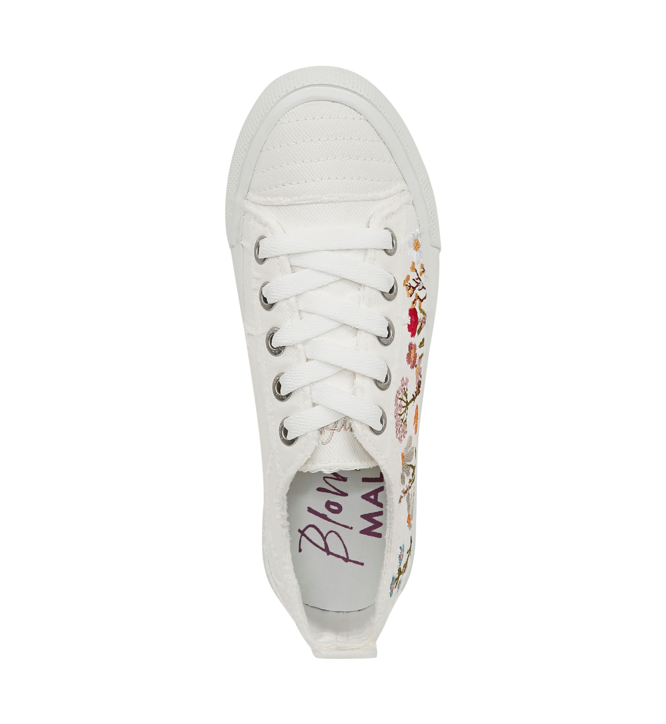 Lace Up Embroidered Sneakers