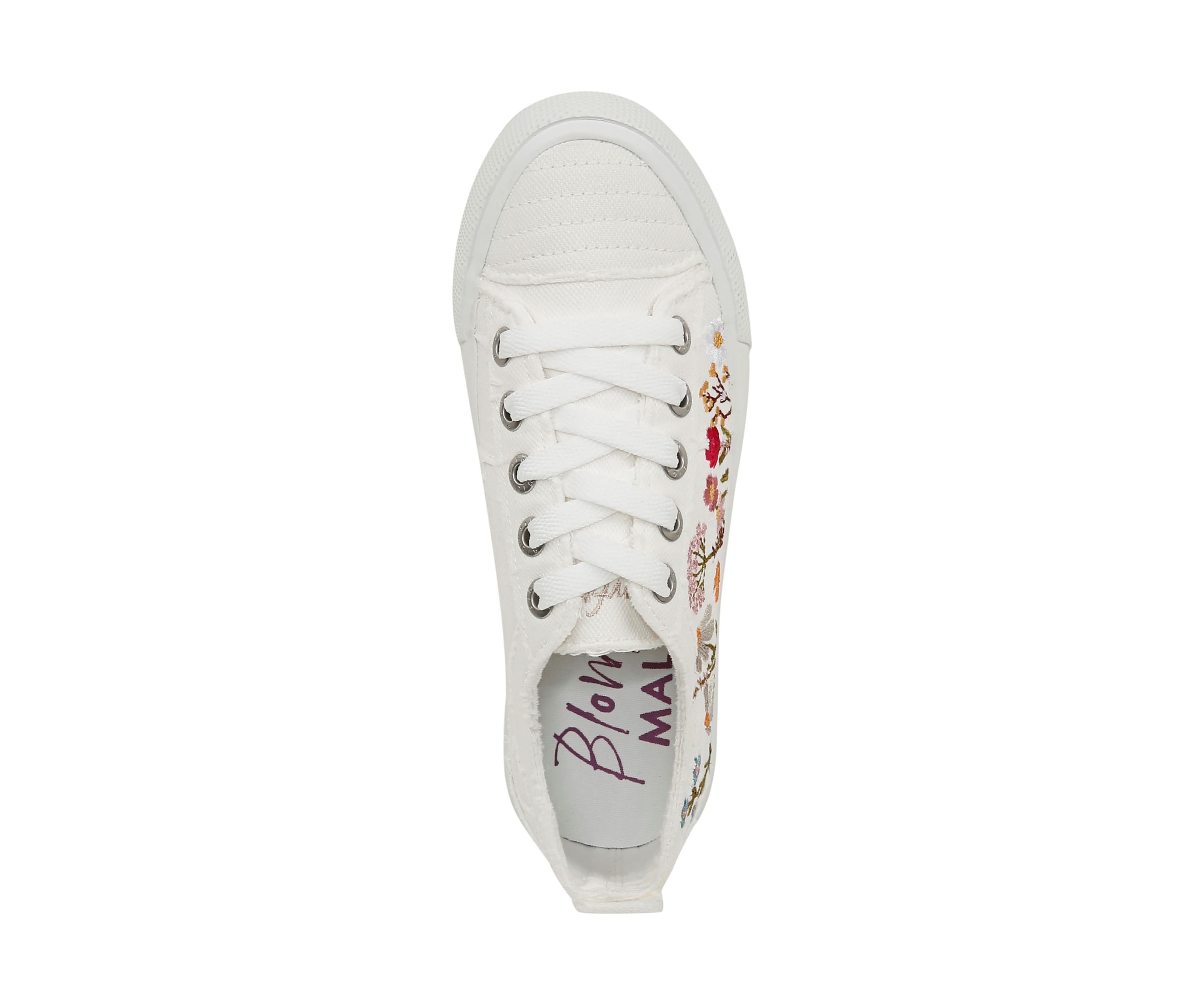 Lace Up Embroidered Sneakers