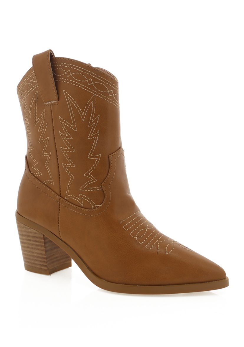Nayli Western Ankle Boots