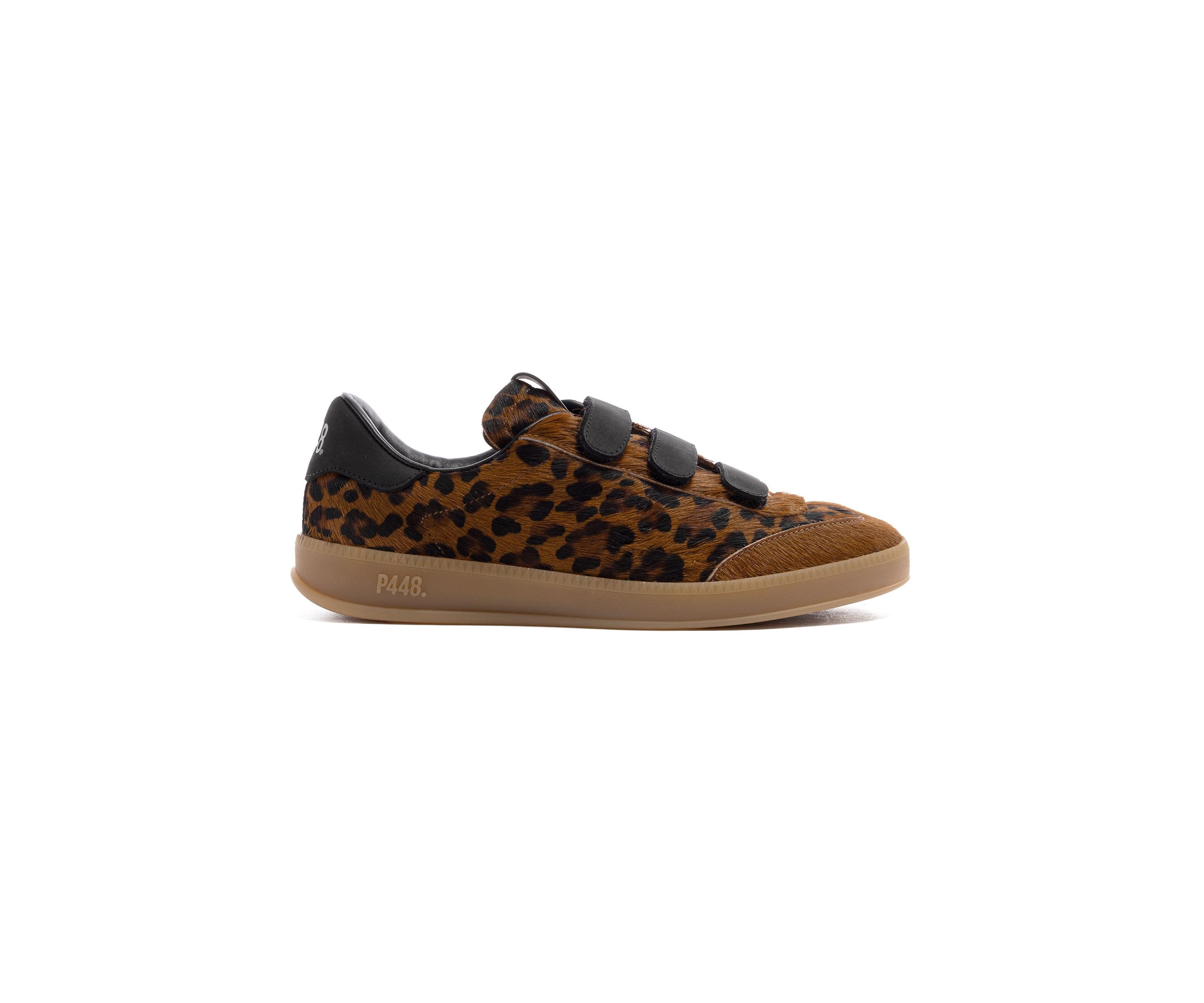 Capri Leopard Print Sneakers