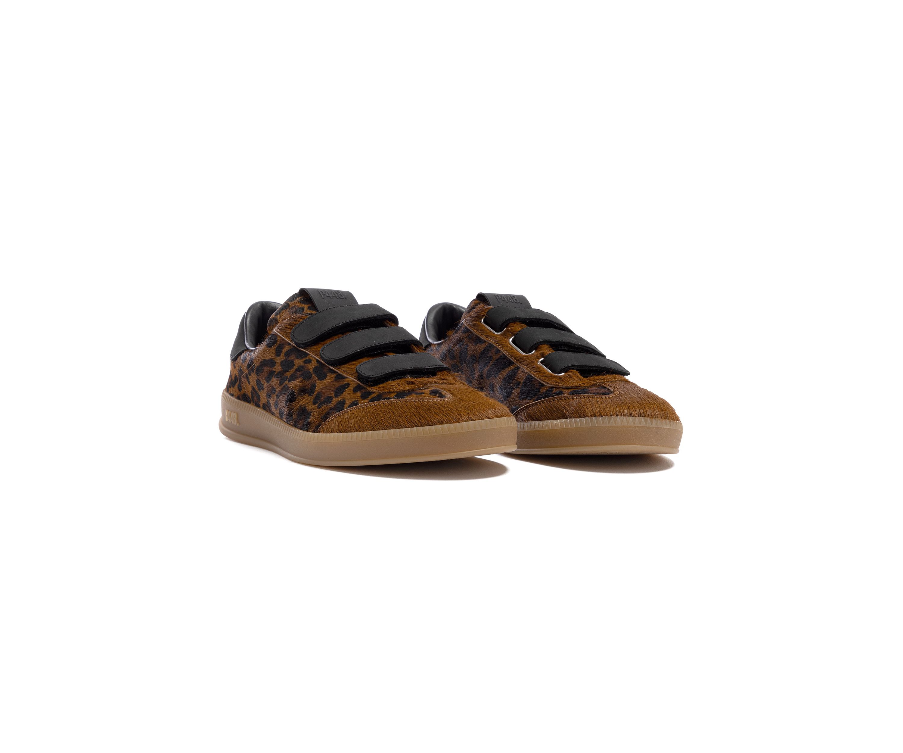 Capri Leopard Print Sneakers