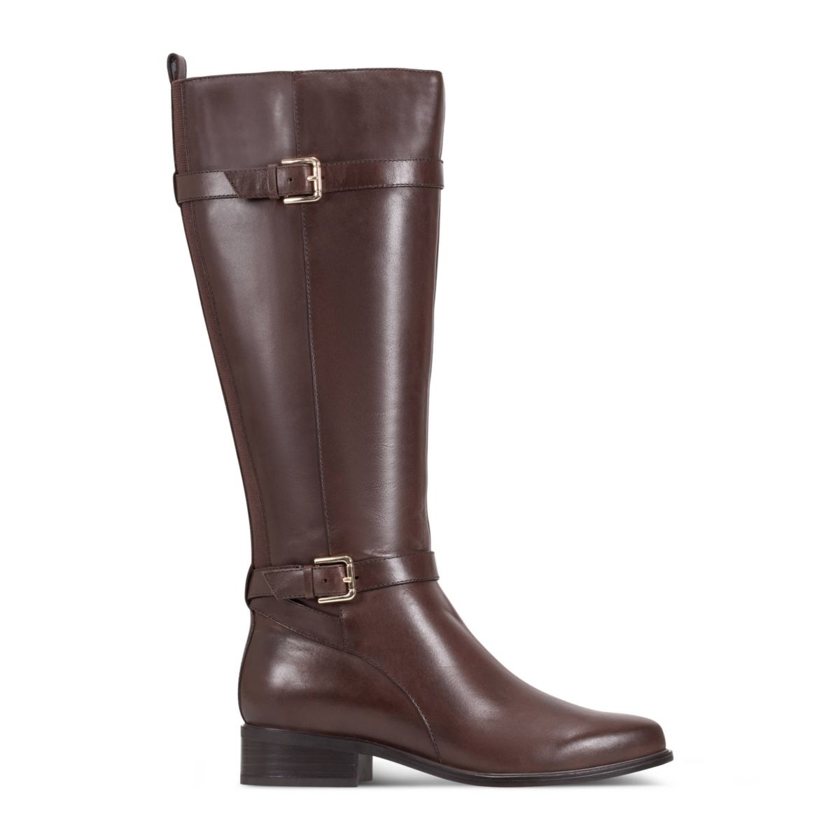 Harper Wide Calf Almond Toe Tall Shaft Casual Boots