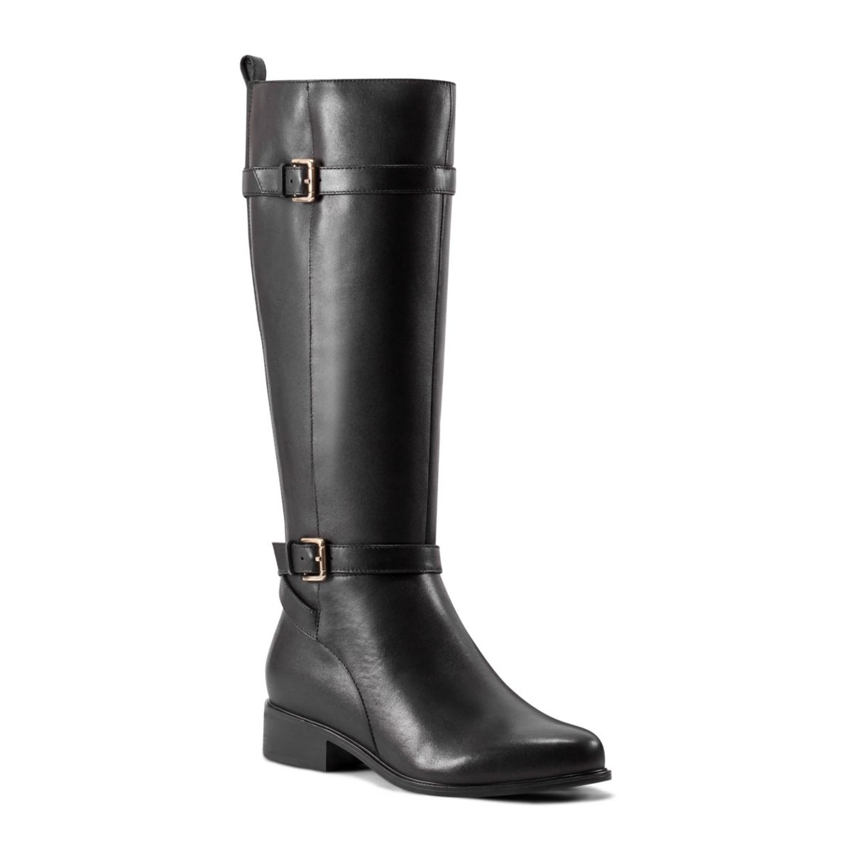 Harper Almond Toe Tall Shaft Casual Boots