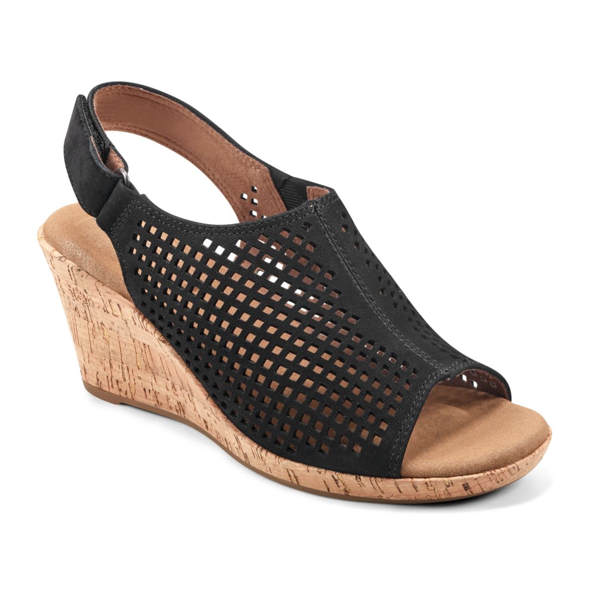 Briah Perforated Slingback Sandals