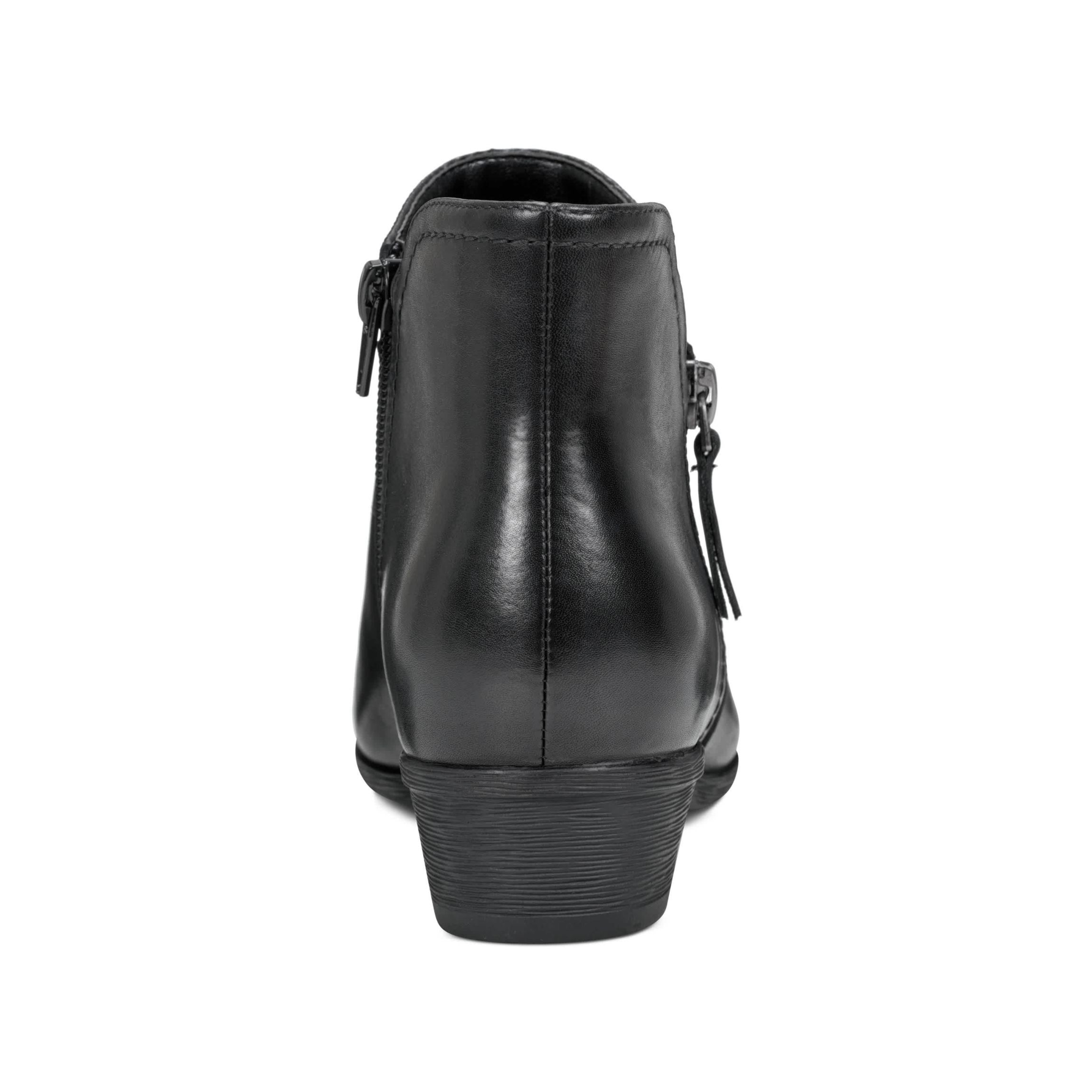 Carly Side Zip Casual Ankle Booties