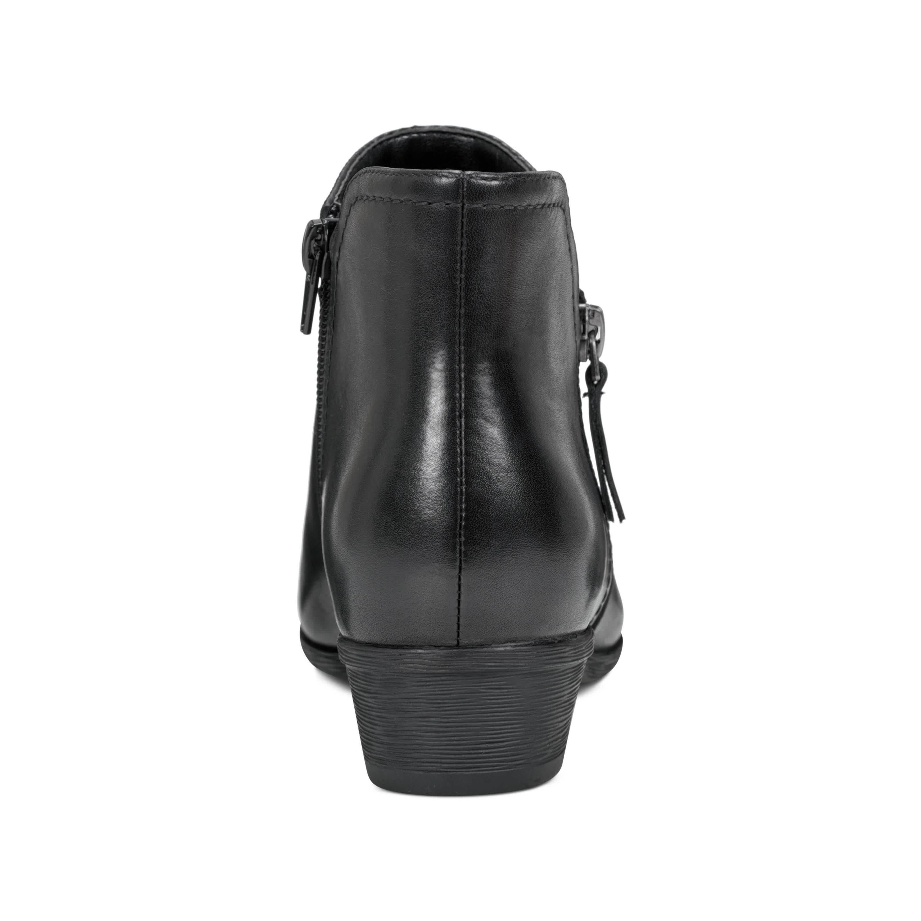 Carly Side Zip Casual Ankle Booties