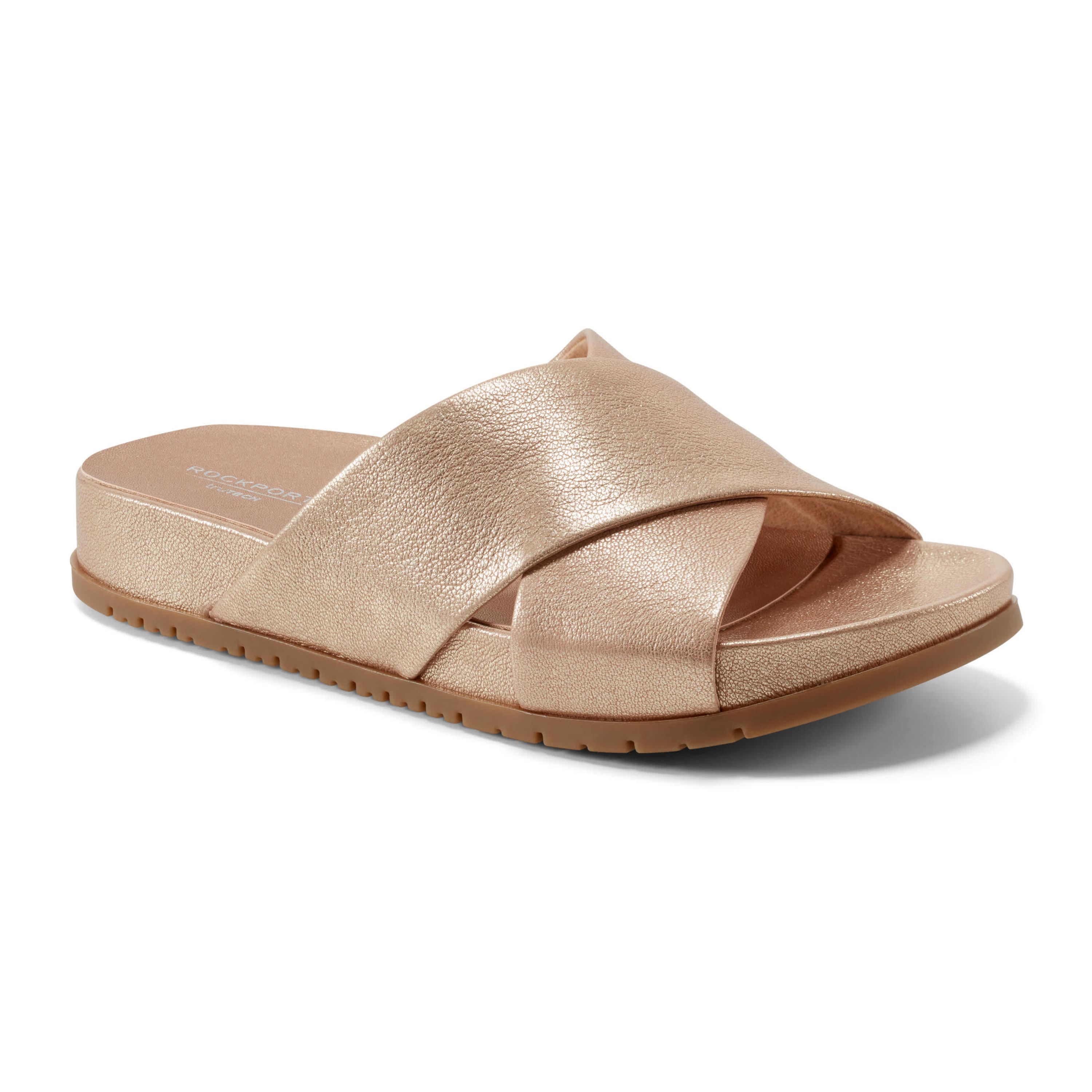 Leia Open Toe Casual Slip-on Flat Sandals
