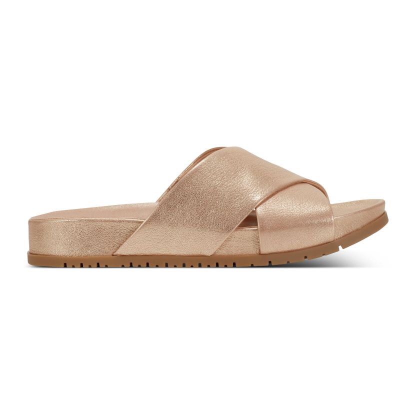 Leia Open Toe Casual Slip-on Flat Sandals
