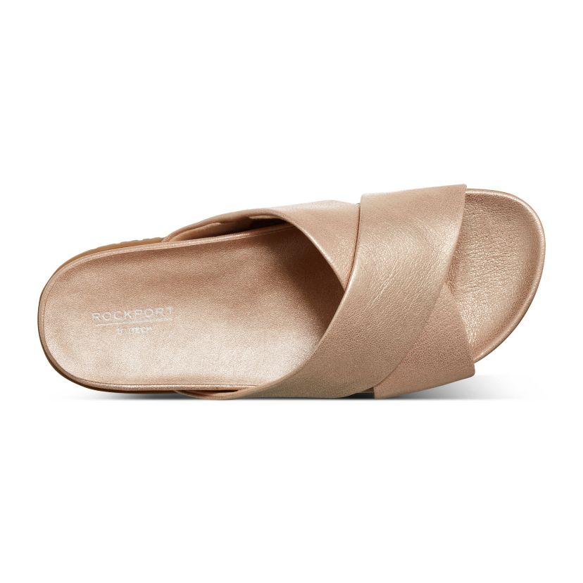 Leia Open Toe Casual Slip-on Flat Sandals