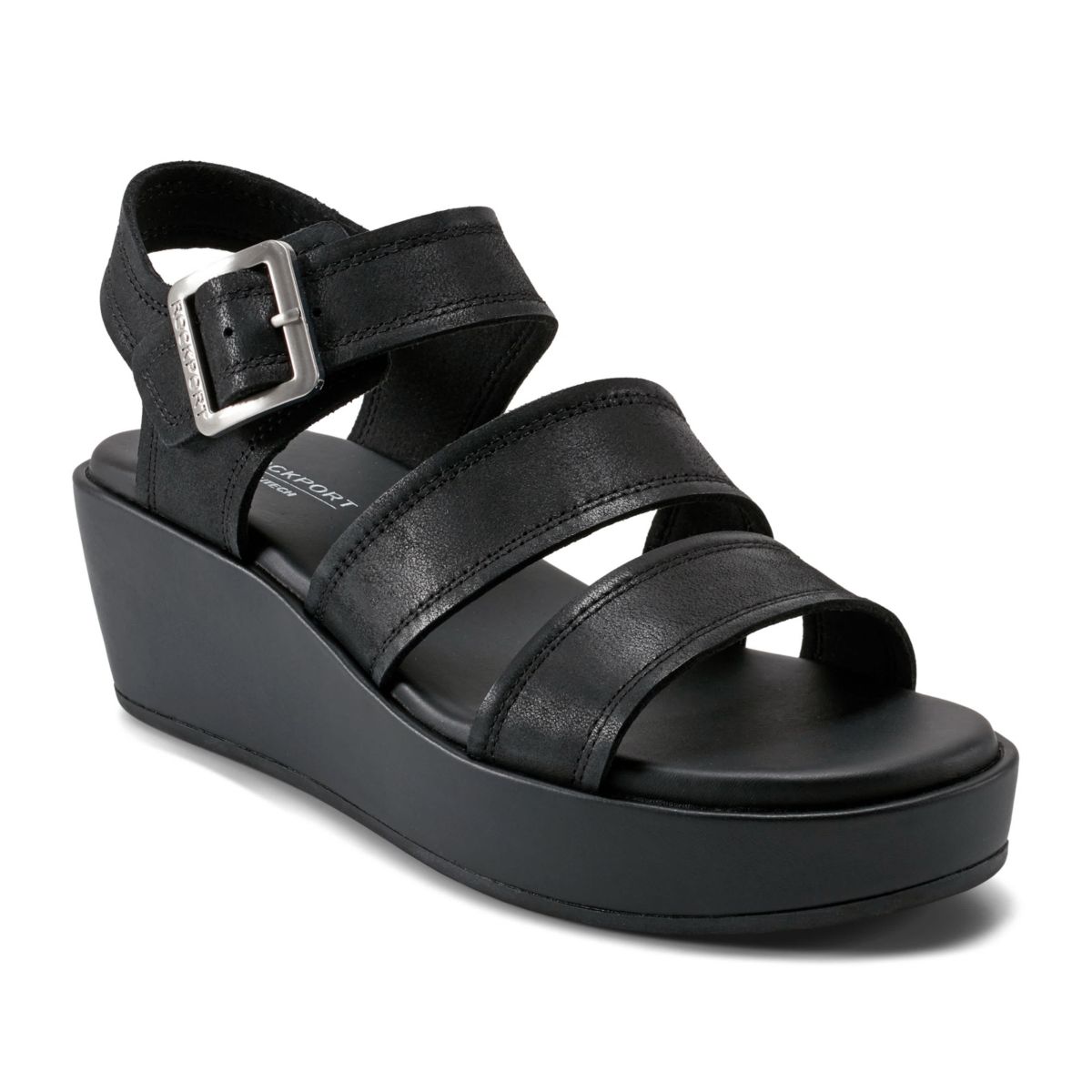 Anala Strappy Open Toe Casual Wedge Sandals
