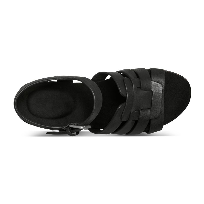 Bessa Open Toe Strappy Casual Wedge Sandals