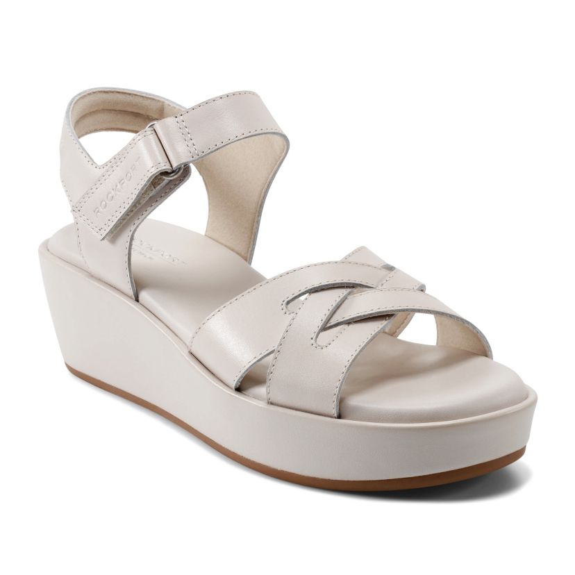 Amira Strappy Open Toe Casual Wedge Sandals