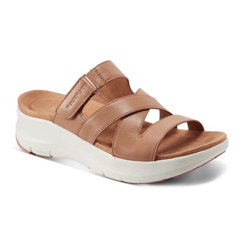 Qwyn Slip-on Open Toe Strappy Casual Sandals