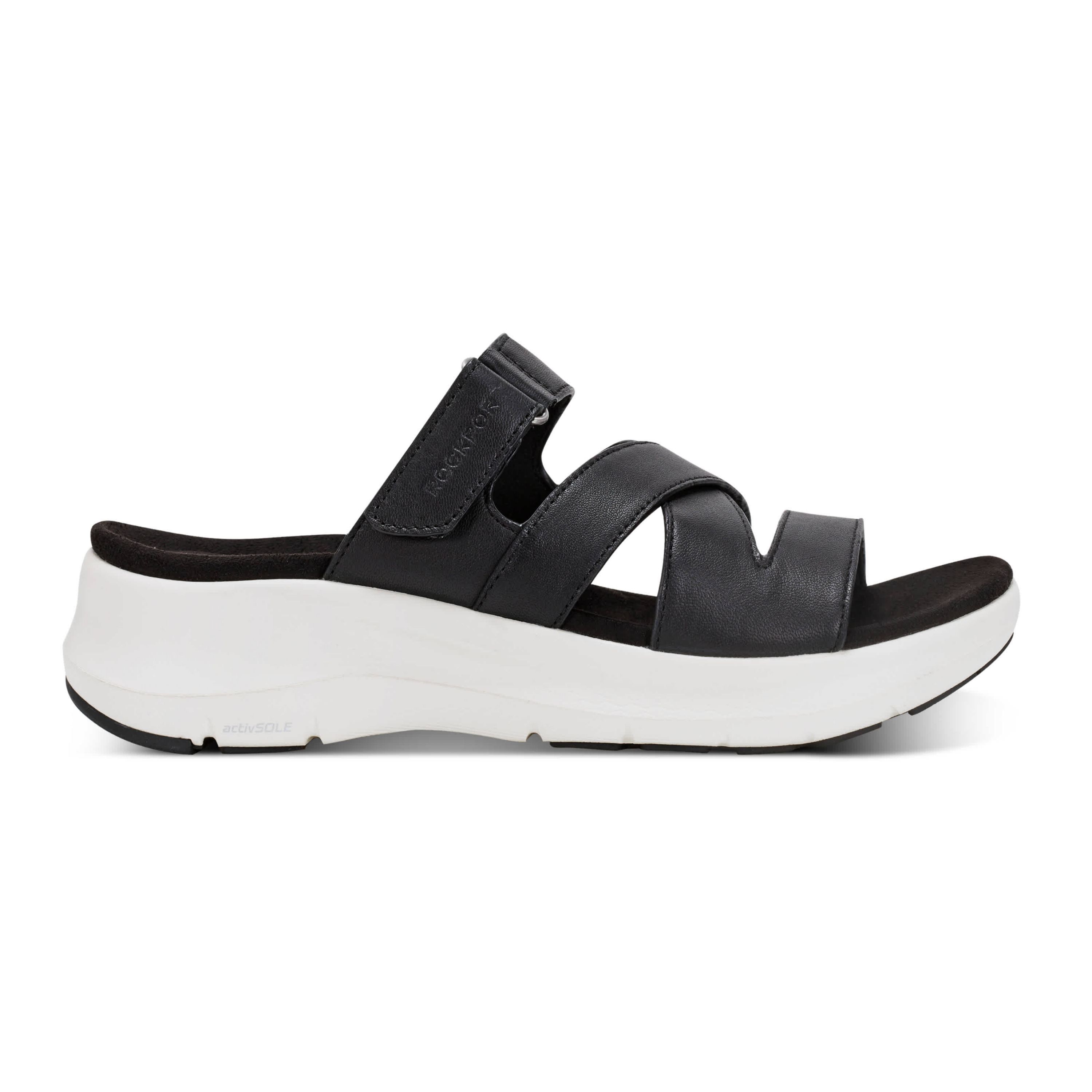 Qwyn Slip-on Open Toe Strappy Casual Sandals