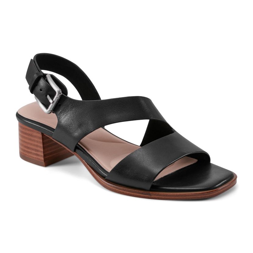 Hennly Block Heel Square Toe Dress Sandals