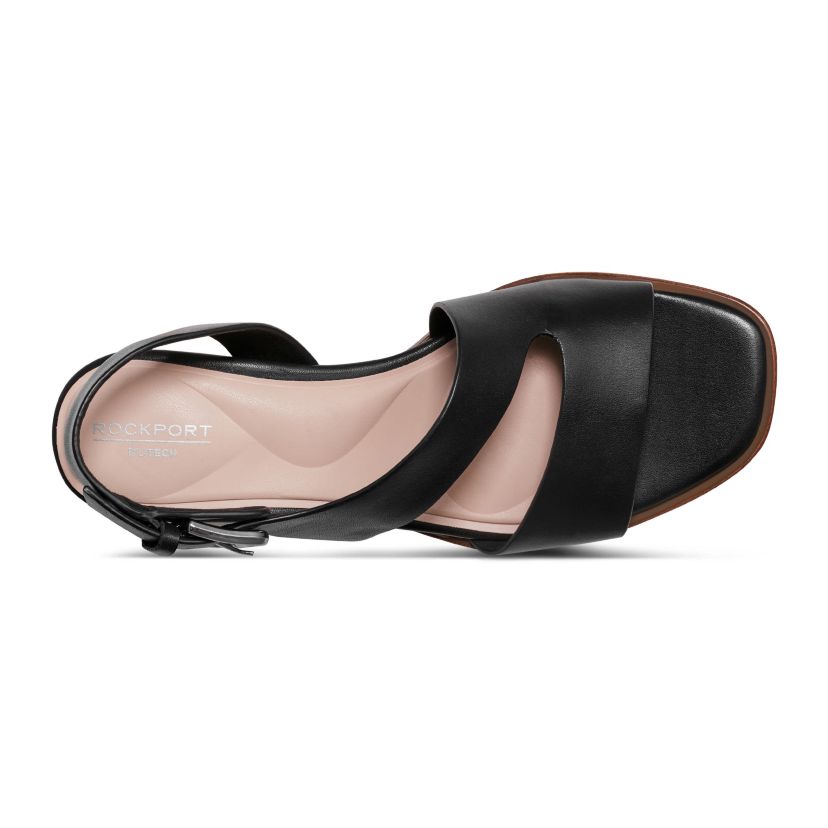 Hennly Block Heel Square Toe Dress Sandals