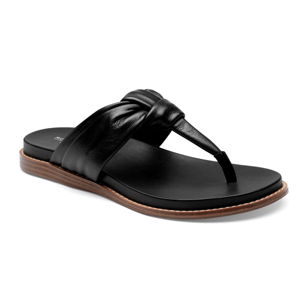 Osarra Open Toe Thong Casual Flat Sandals